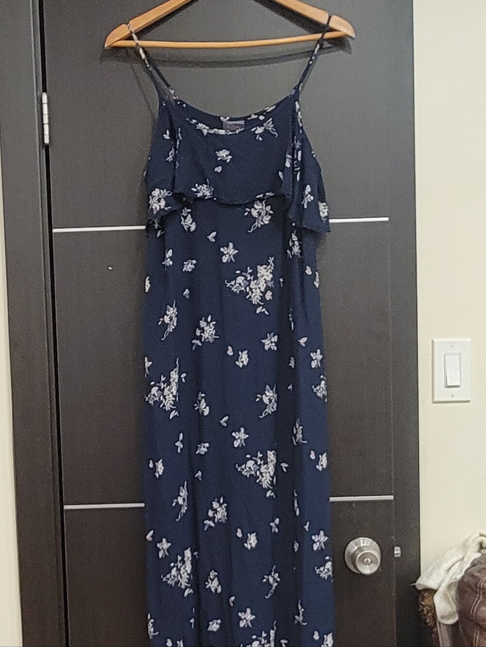 Oh Baby by Motherhood Navy Floral Maternity Maxi Dress
